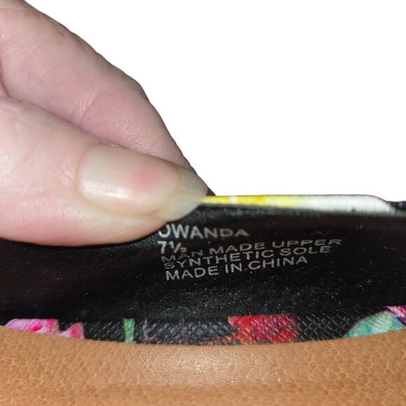 143 Girl 7.5 Women's Stilettoes Pump Flowers Shoe 3 1/2 Inch Heel 7 1/2 - Picture 3 of 8